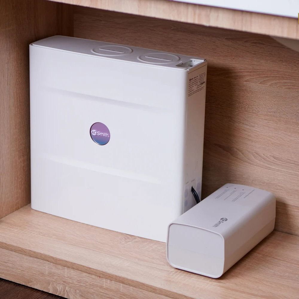 Máy lọc nước RO nóng nguội AOSmith LUX-AOU800HOT, 2 lõi